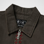 Thug Club X Stitch Eisenhower Jacket in brown, view 3 of 10