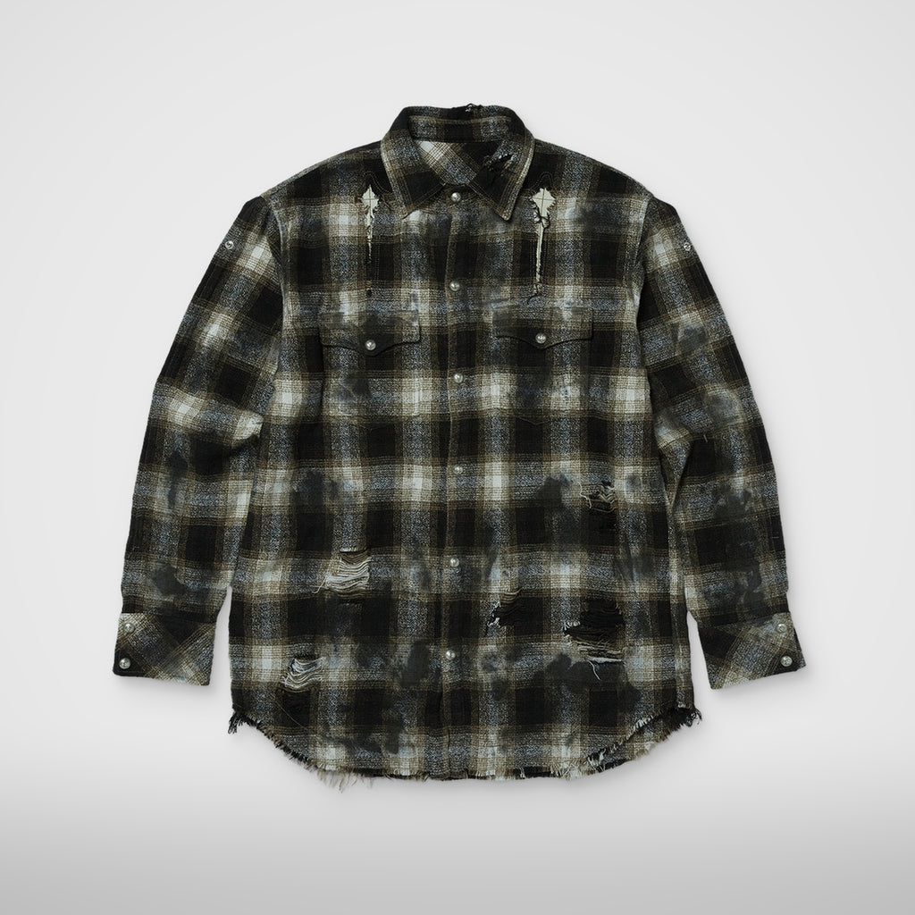 Thug Club Angels Damaged Shirt in brown