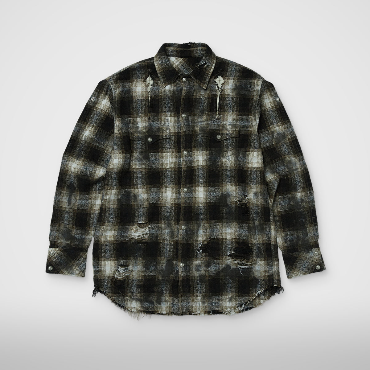 Thug Club Angels Damaged Shirt in brown