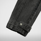 Thug Club Bio Soldier Denim Trench Coat in black, view 10 of 10