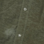 Thug Club Scarred Officer Shirt in khaki, view 5 of 7
