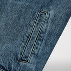 Thug Club Claw Denim Jacket in blue, view 6 of 9