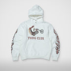 Thug Club Dragon Chopper Hoodie in white