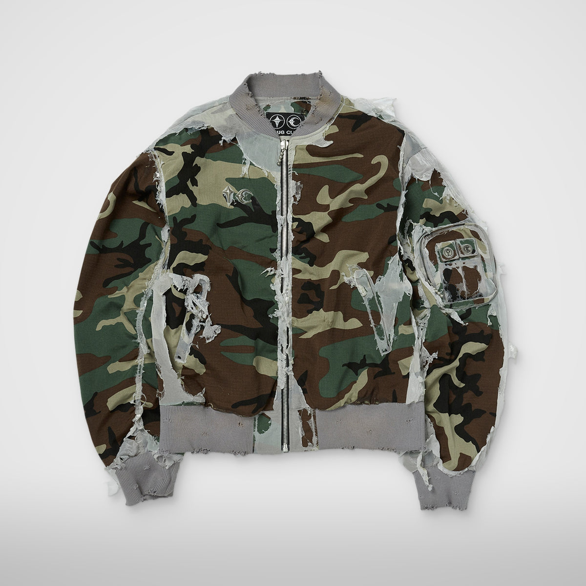 Thug Club Burnt Tango Charlie Bomber in multi burn