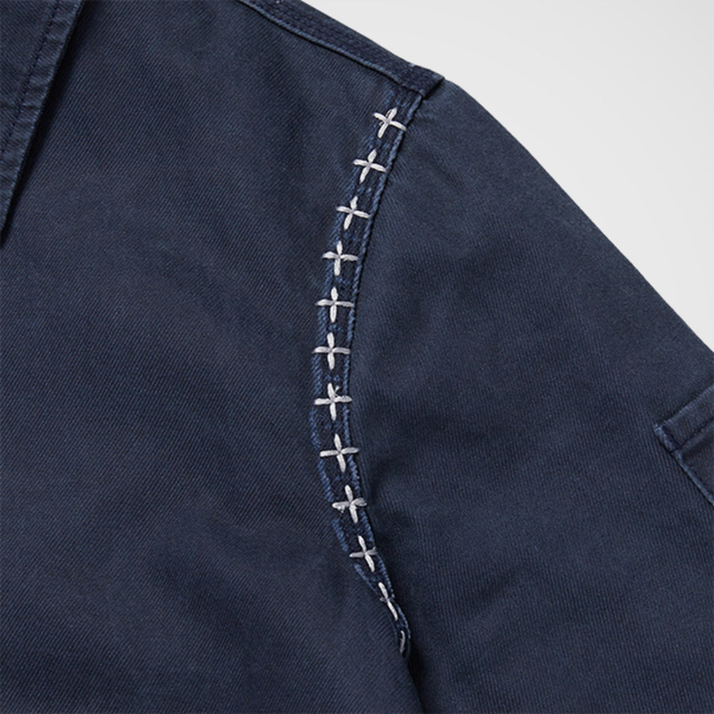 Thug Club X Stitch Eisenhower Jacket in navy, view 6 of 10
