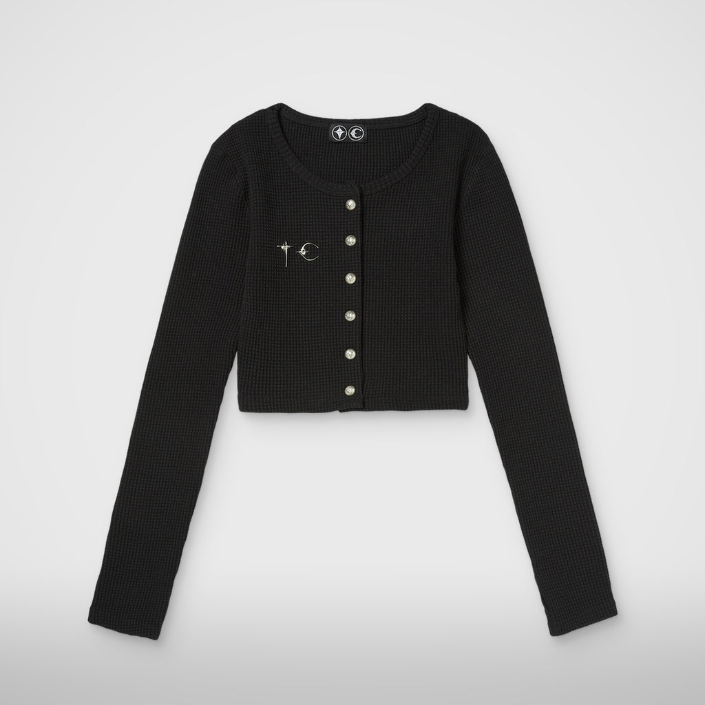 Thug Club TC Womens Cardigan in black