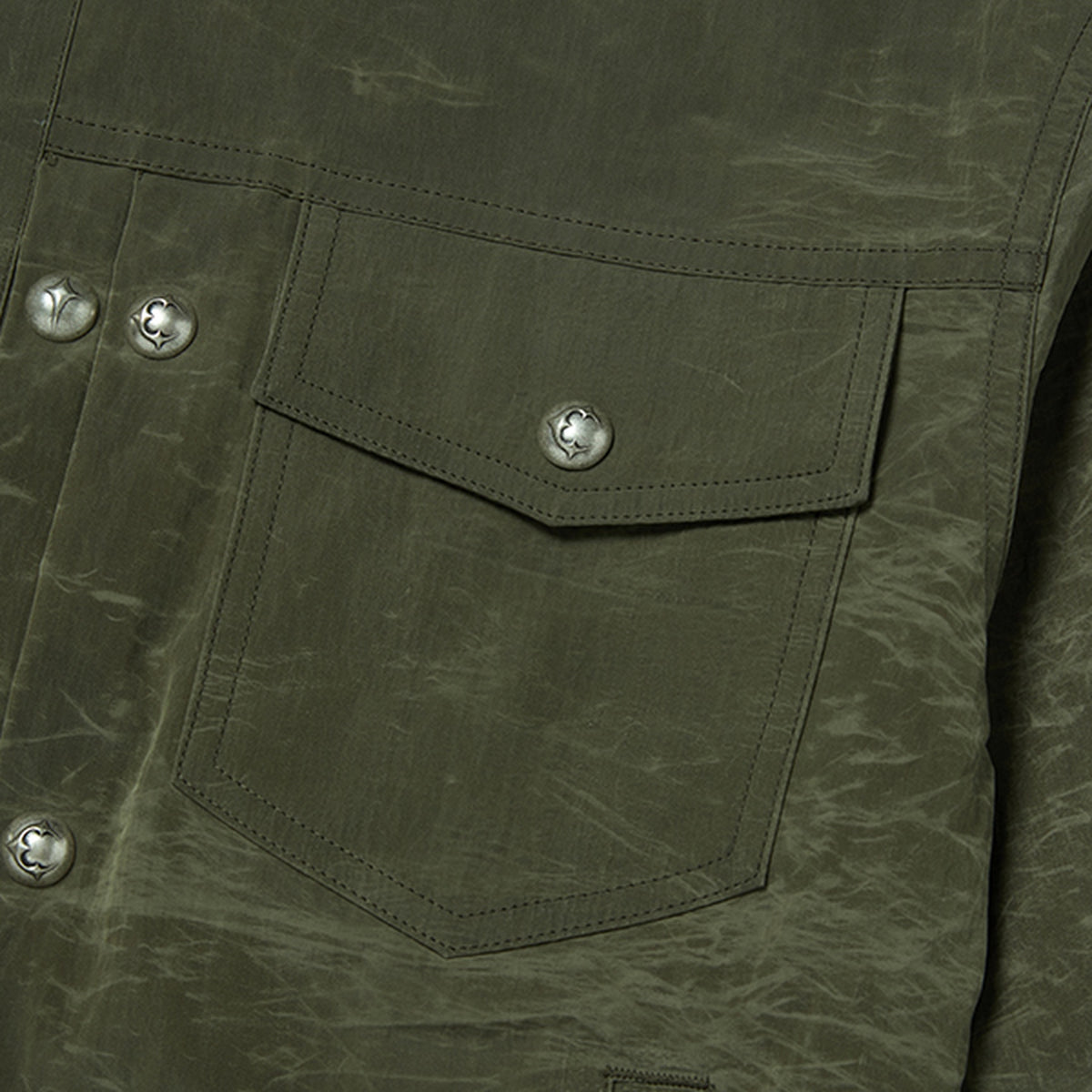 Thug Club Bio Recycle Jacket in khaki, view 5 of 9