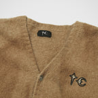 Thug Club Softcore Cardigan in beige, view 3 of 4