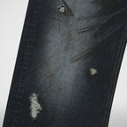 Thug Club Burn Down Denim Pants in blue, view 6 of 9