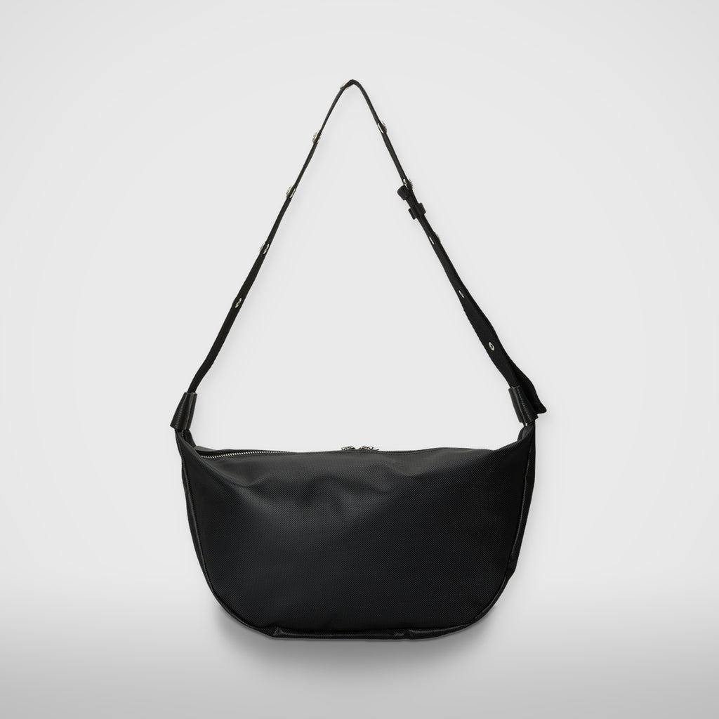 Thug Club Goat Skin Dragon Messenger Bag in black, view 3 of 3