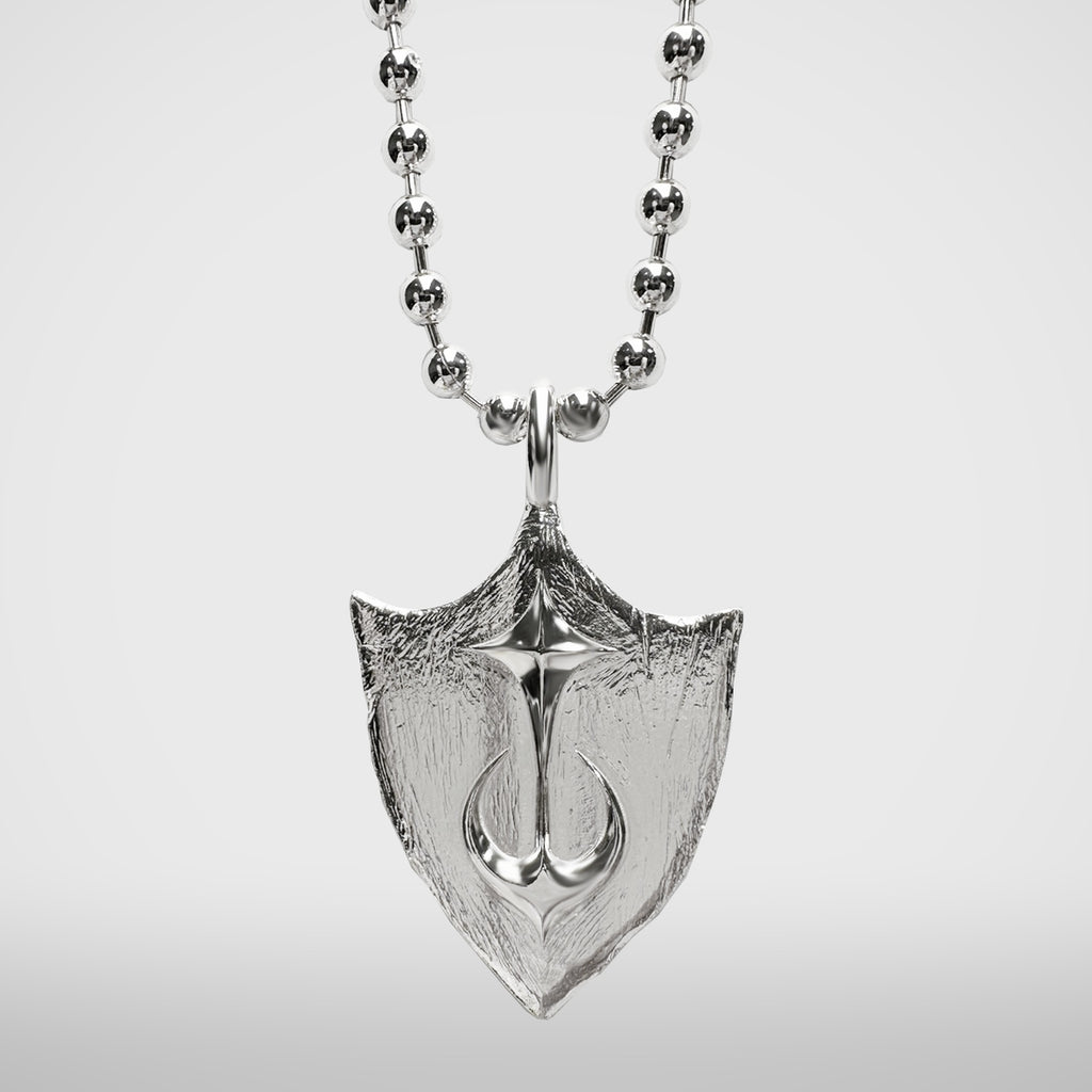 Thug Club TC Shield Necklace in silver