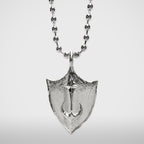Thug Club TC Shield Necklace in silver