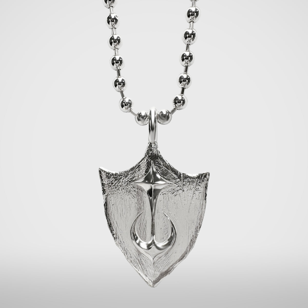 Thug Club TC Shield Necklace in silver