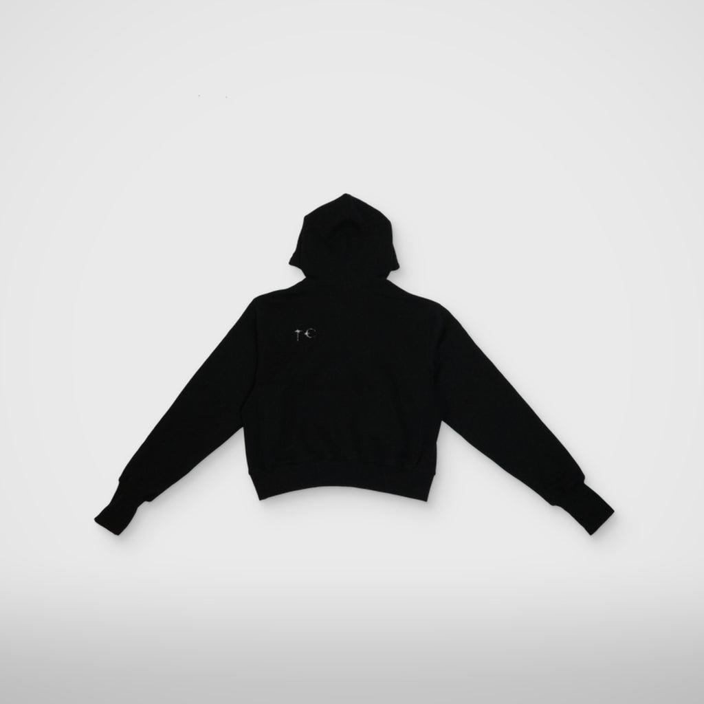 Thug Club Womens Armor Hoodie in black, view 2 of 5