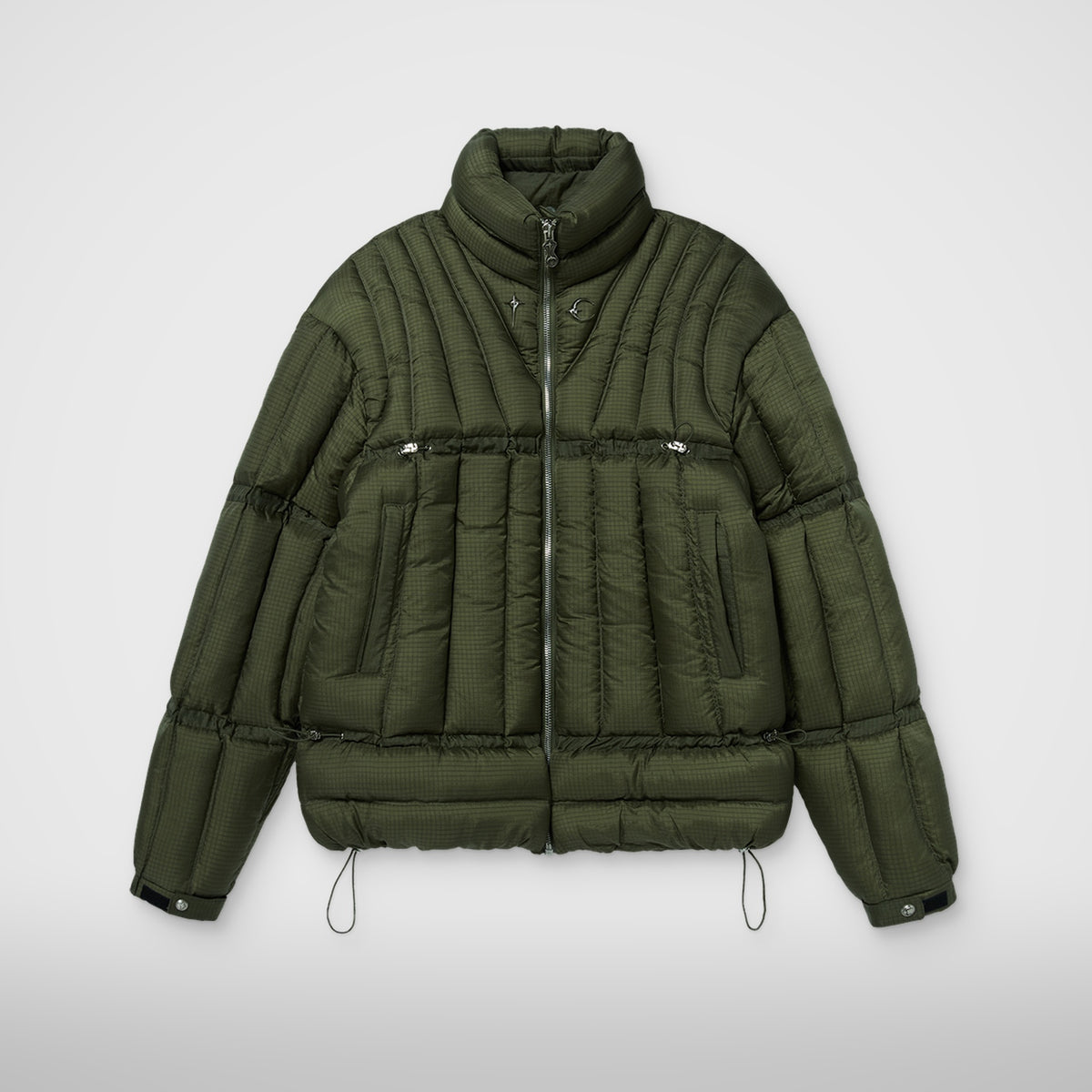 Thug Club War Life Down Jacket in khaki