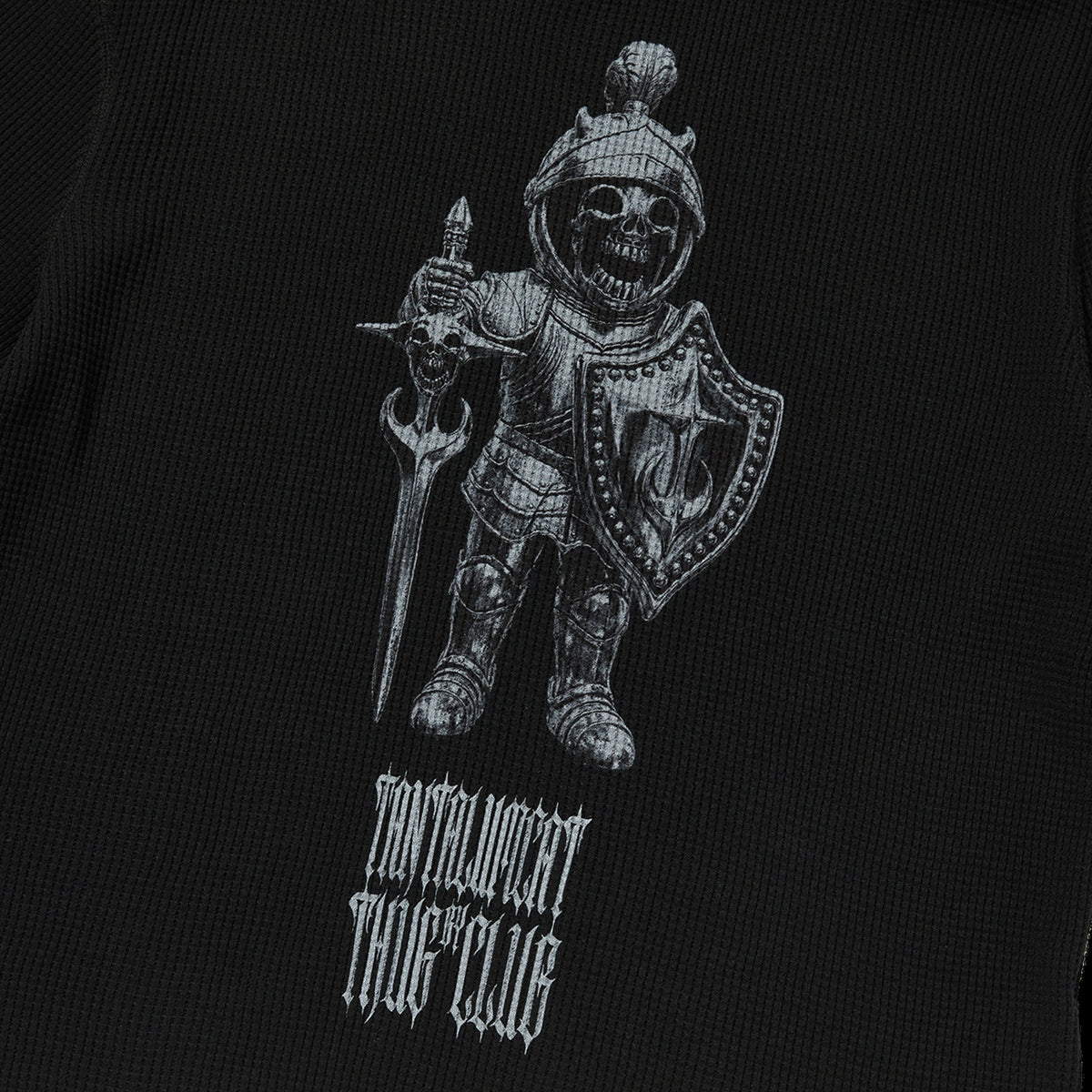 Thug Club Armed Armor Longsleeve Tee in black, view 4 of 5