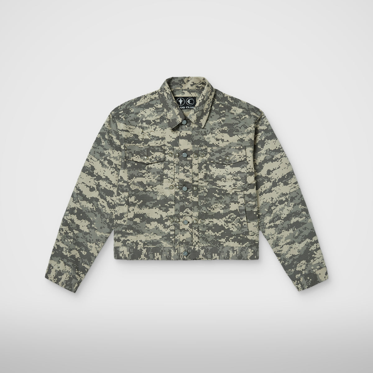 Thug Club TC Army Jacket in grey