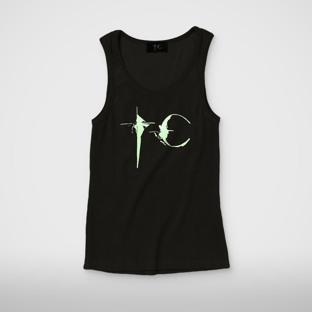 Thug Club TC Not Easy Tank Top in black, view 3 of 3