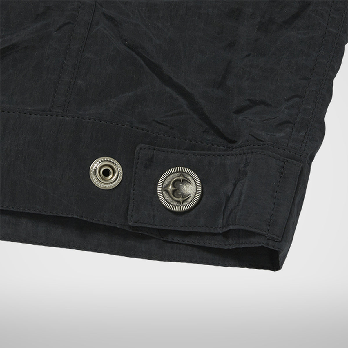 Thug Club Scarred Bio Army Jacket in black, view 8 of 8