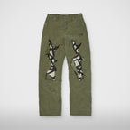 Thug Club Burnt Tribal Camo Pants in khaki