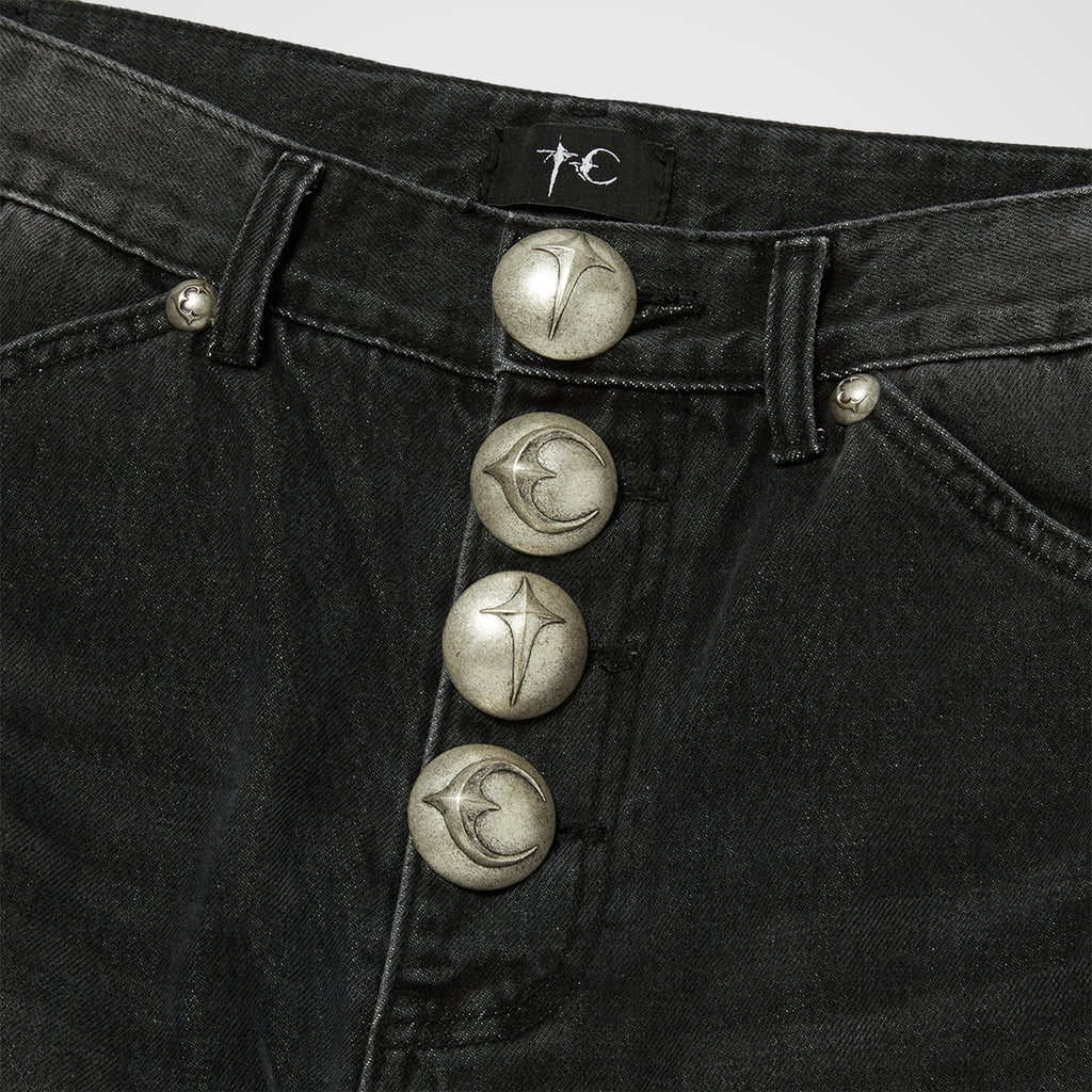 Thug Club TC Extendo Denim Pants in black, view 3 of 4