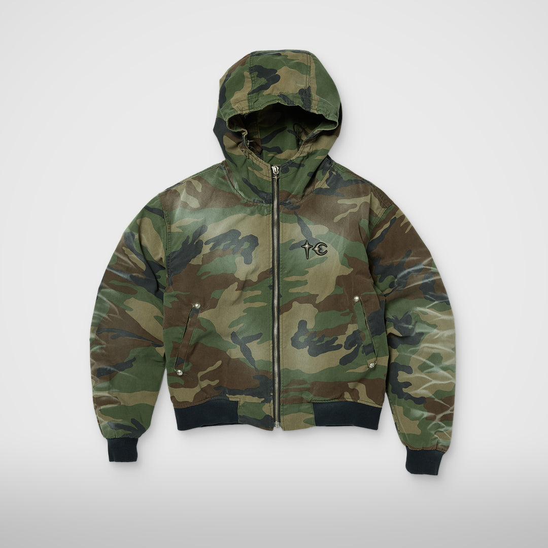 Three Riding Skull Vintage Jacket
