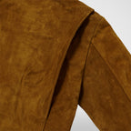 Thug Club Bio Soldier Leather Jacket in camel, view 7 of 8