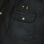Thug Club Tainted Creed Scarf Hooded Shirt in black, view 5 of 5