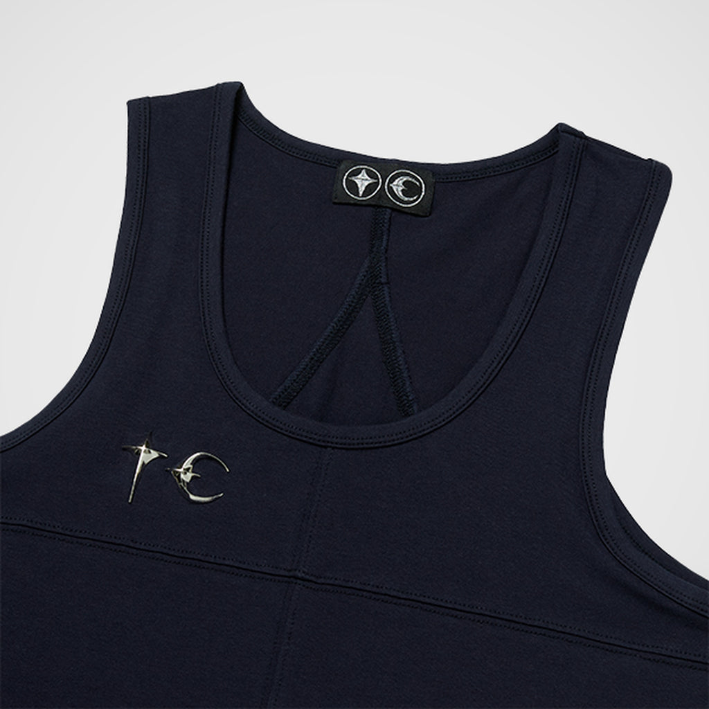Thug Club TC Tank Top in navy, view 3 of 5