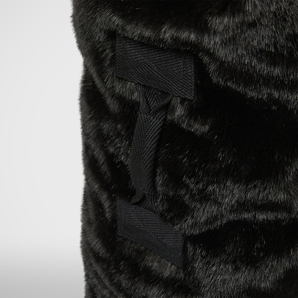 Thug Club Three Riding Skull Fur Duffle Bag in black, view 7 of 7