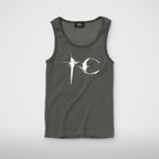 Thug Club TC Not Easy Tank Top in black, front view