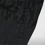 Thug Club Blood Lazered Denim Jacket in black, view 6 of 9