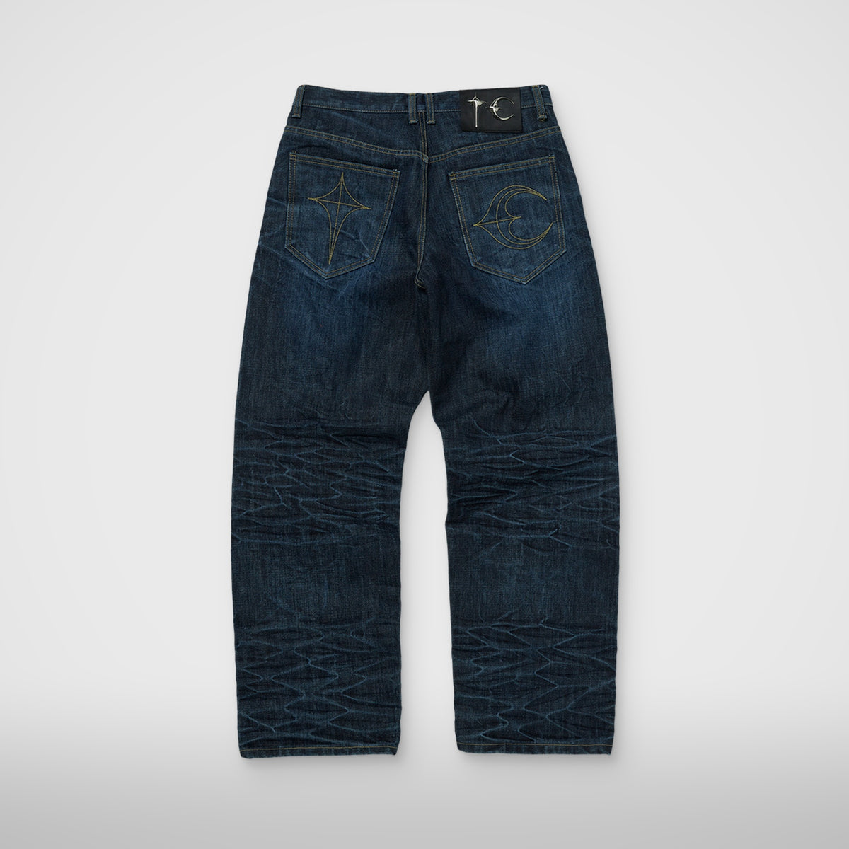 Thug Club Naval Warfare Denim Pants in blue, view 2 of 8
