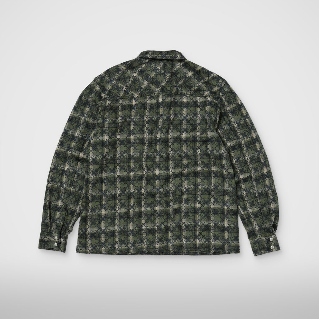 Thug Club TC All Over Pattern Shirt in khaki, view 2 of 2