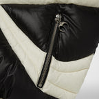 Thug Club TC Dunk Puffer Jacket in black/ivory, view 5 of 8