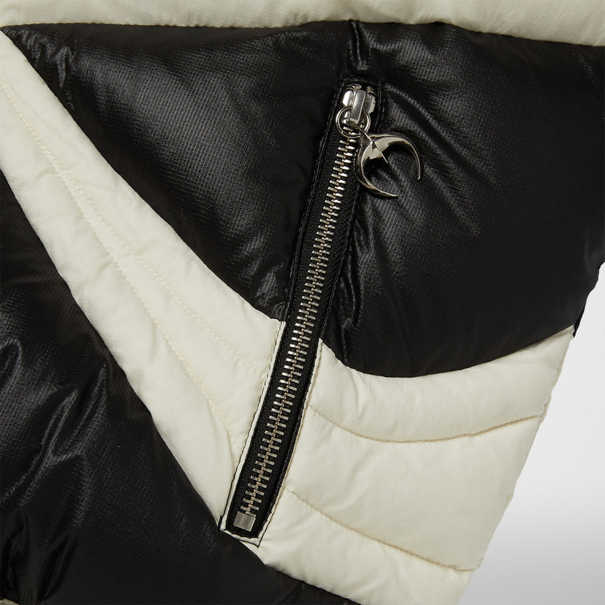Thug Club TC Dunk Puffer Jacket in black/ivory, view 5 of 8