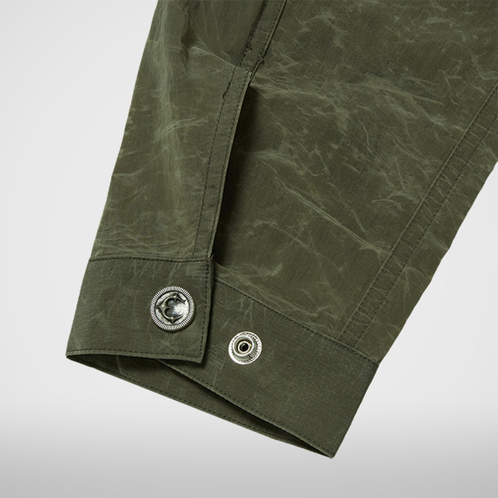 Thug Club Bio Recycle Jacket in khaki, view 8 of 9