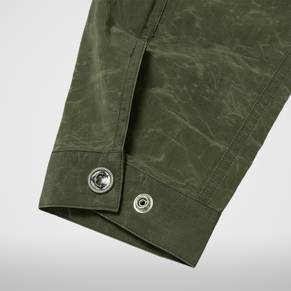 Thug Club Bio Recycle Jacket in khaki, view 8 of 9