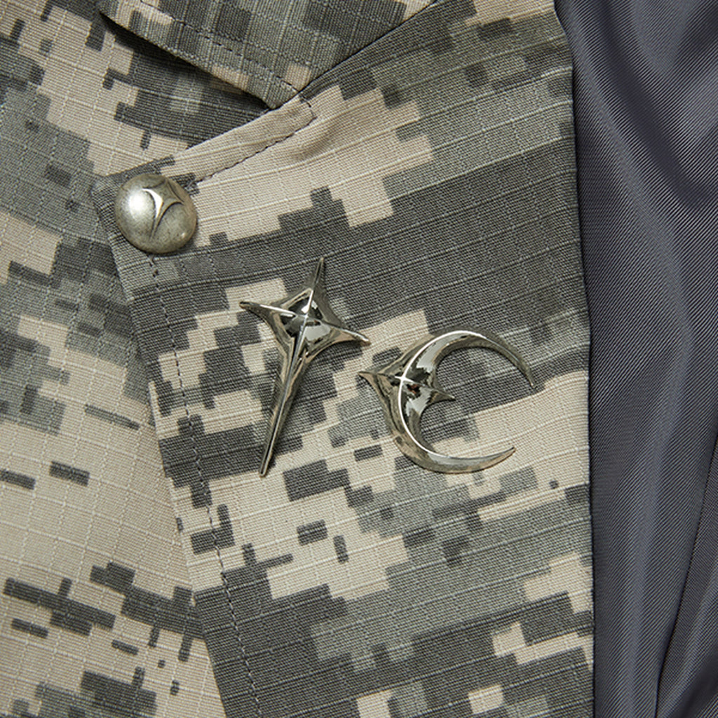 Thug Club TC Army Blazer in grey, view 4 of 6