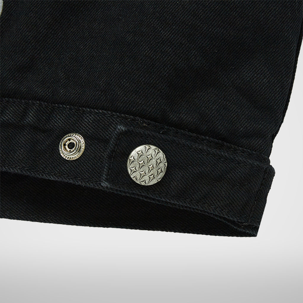Thug Club X Stitch Eisenhower Jacket in black, view 8 of 10