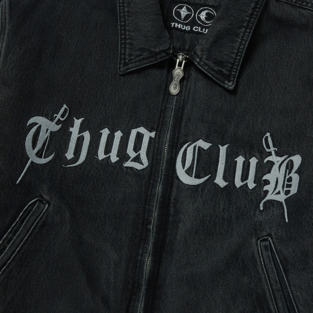 Thug Club TC Eisenhower Jacket in black, view 4 of 9