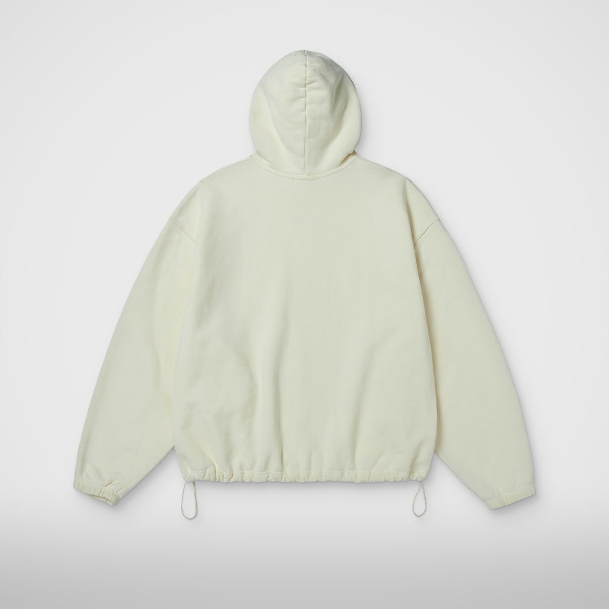Thug Club Color Emblem Hoodie in ivory, view 2 of 6