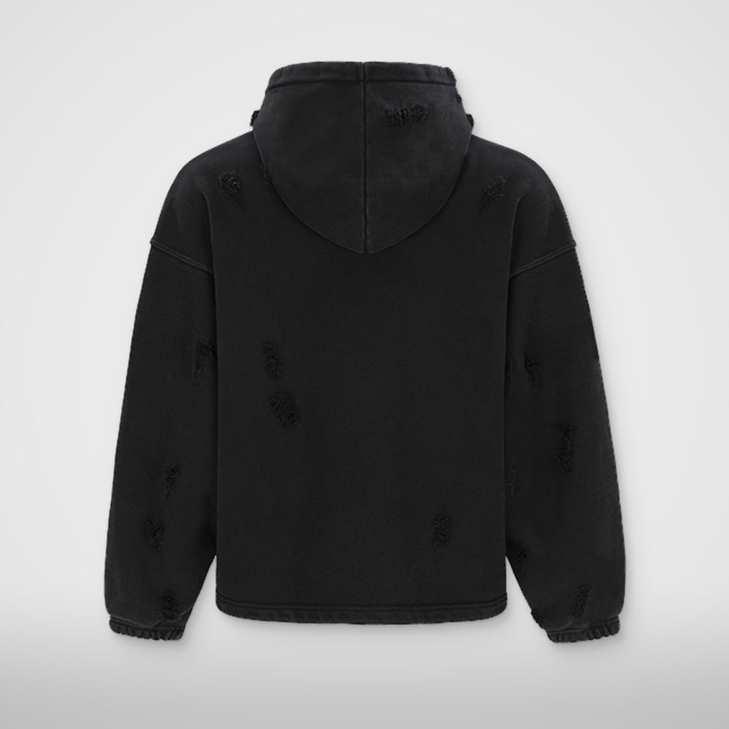 Thug Club Rock Hoodie in black, view 2 of 6