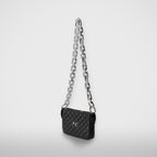 Thug Club Mini TC Quilting Big Chain Bag in black, view 2 of 8