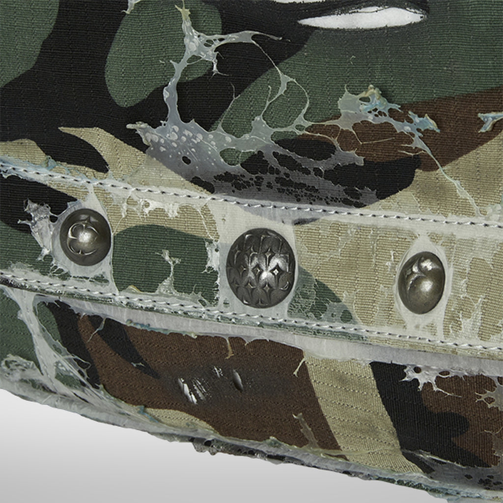 Thug Club Burnt Bio Army Messenger Bag in multi burn, view 9 of 11