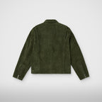 Thug Club Bio Soldier Leather Jacket in khaki, view 2 of 8