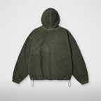 Thug Club Color Emblem Hoodie in khaki, view 2 of 6