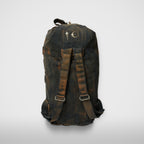 Thug Club Two Tone Washed Canvas Duffle Bag in rust black