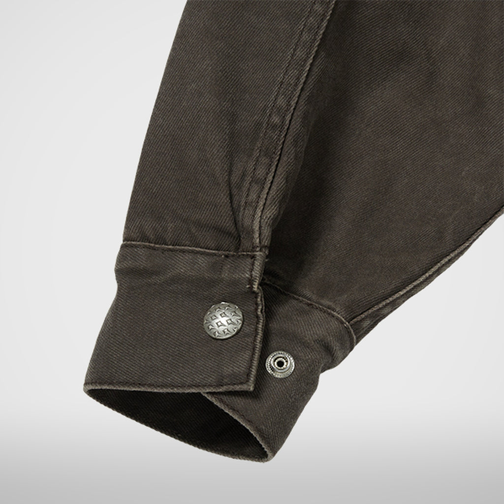 Thug Club TC Eisenhower Jacket in brown, view 8 of 9