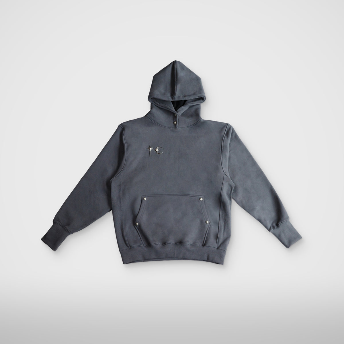 Thug Club Armor Hoodie in grey
